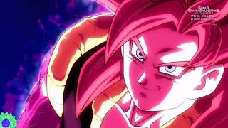 LBSS4 Gogeta vs Xeno Dark Omega Shenron  Dragon Ball Heroes Ultra God Mission [upl. by Evatsug]