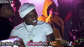 DaBaby  21 Live Performance [upl. by Yenitirb]