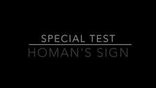 Special Test Homans Sign [upl. by Ragucci665]