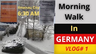 Morning Walk In GERMANY  Ilmenau Thuringia  Vlog1 [upl. by Nerac]