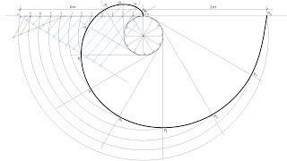 How to Draw the Involute of a given Circle [upl. by Aenyl]