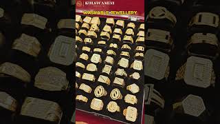 1 gram gold men ring  one gram gold ring men  kulswamini jewellers pune [upl. by Calvano]