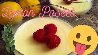 Creamy Smooth Lemon Posset Recipe [upl. by Nahgen]