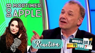 Would I Lie To You❓ Bob Mortimer  Apple  REACTION [upl. by Pearlstein]