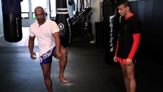 How to Check Leg Kicks in Kickboxing  Muay Thai [upl. by Blackmore539]