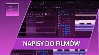 Jak tworzyć napisy do filmów SRT ▪ Adobe Premiere 7  Poradnik ▪ Tutorial [upl. by Genny]