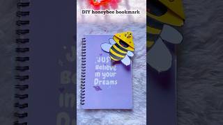 Handmade honeybee bookmark for kids satisfying shorts kids viralsong [upl. by Ailemor]