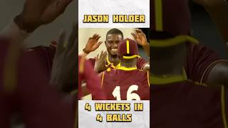 जब Jason Holder ने लिए 4 Balls में 4 Wickets😳😱  shorts cricket match jasonholder westindies [upl. by Cagle22]