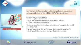 Syndrome néphrotique congénital Dr Manel Jallouli Société Tunisienne de Pédiatrie [upl. by Raoul882]