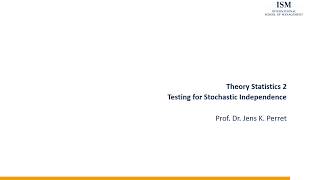 Theory  Testing for Stochastic Independence [upl. by Mattah]