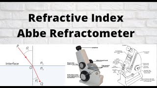 Refractive index Abbe Refractometer [upl. by Stets730]