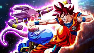 Goku vs Beerus theme  Flow Hero Song of Hope Dragon Ball Z Battle Of Gods [upl. by Towill432]