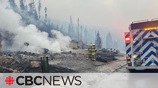 Buildings in Jasper in ashes as monster wildfire spans 36000 hectares [upl. by Suzanna591]