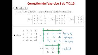 Calculs de quelques déterminants dordre 3 et 4 [upl. by Urba910]