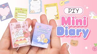 DIY Mini Diary Making amp Decorating Kit  miniature  Origami [upl. by Wenn]