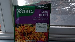 HOWDY FOOD REVIEWS Knorr Pasta Sides TERIYAKI NOODLES [upl. by Brandyn]