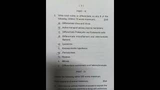 Zoology honours semesterII CoreIV questions paper [upl. by Marlee]