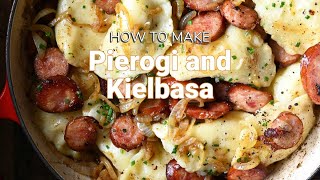 Pierogi and Kielbasa Skillet Recipe [upl. by Dowell750]