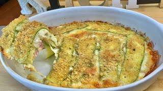 ZUCCHINE AL FORNO VELOCISSIME E LEGGERE TUTTO A CRUDO NO FRITTURA [upl. by Torhert562]