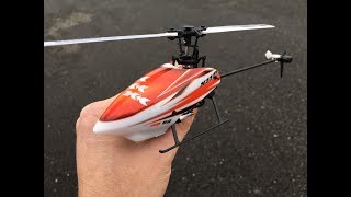 XK K110 6CH Brushless RC Helicopter Unboxing and Flight Demo Review [upl. by Aicnerolf]