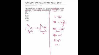 013  PENGETAHUAN KUANTITATIF DERET ARITMATIKA  SNBT AKPOL  AKMIL [upl. by Devinne114]