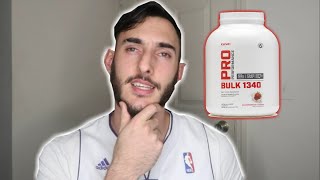 GNC Pro Performance Bulk 1340 Weight Gainer Review  GNC Product [upl. by Akcemat]