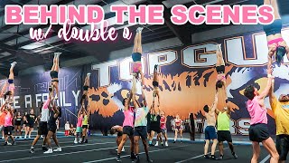 BEHIND THE SCENES OF DOUBLE O cheer practice vlog [upl. by Ettenna792]