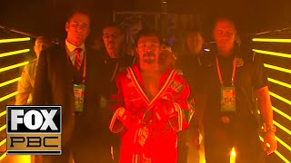 Manny Pacquiao Keith Thurman make entrances for main event title fight  PBC ON FOX [upl. by Enid]