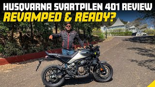 Husqvarna Svartpilen 401 Review in hindi  Looks Features amp Performance  Times Drive [upl. by Annette]