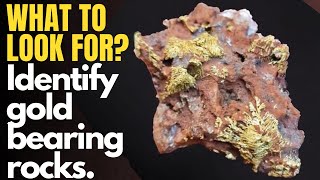 How to Identify Gold in Rocks and Quartz What rocks have GOLD in them [upl. by Sesylu42]