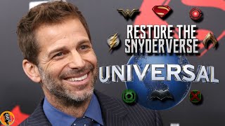 Zack Snyder SNYDERVERSE Licensed to Universal Reportedly [upl. by Naasar]