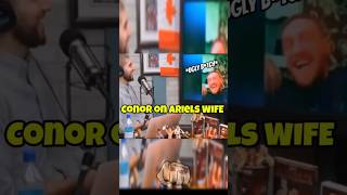 Conor McGregor CLOWNS Ariels WIFE for 45 Seconds 😳😭 conormcgregor ufc arielhelwani [upl. by Vivi]