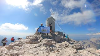 Hiking TRIGLAV 2864 m Aljažev dom → Tominškova pot → Kredarica  Triglav [upl. by Waiter928]