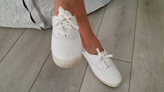 Book your own size 55 white leather Keds photoshoot [upl. by Attelliw]