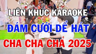 Karaoke Liên Khúc Nhạc Sống Cha Cha Tone Nam  Hỏi Vợ Ngoại Thành  Vui Trong Ngày Cưới [upl. by Acinorehs349]