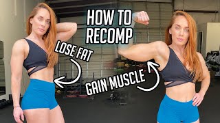 How to Lose Fat and Gain Muscle at the Same Time 💪🏻 5 Minute Friday ⏱ Body Recomposition [upl. by Zelazny837]