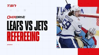 What was going on with the refereeing in the Leafs Jets game  OverDrive  Hour 1  1292024 [upl. by Ulund]