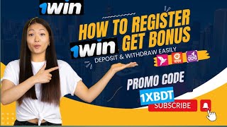 How to register 1win  How to deposit amp withdraw  Get bonus use promo code [upl. by Enylcaj]