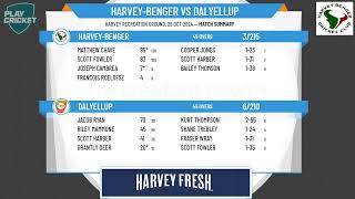 BampDCA Mens 2nd Grade  Round 4  HarveyBenger 2nd Grade Men v Dalyellup 2nd Grade Men [upl. by Haroved]