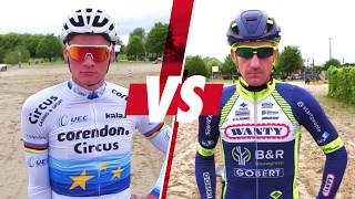 Mathieu Van der Poel vs Wanty Groupe Gobert 1 [upl. by Aisetra]