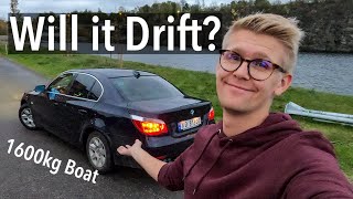 Can You Drift a Stock E60 525 Diesel Drift Test [upl. by Nazus]