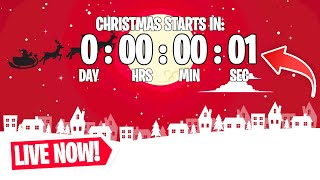 CHRISTMAS🎅COUNTDOWN LIVE🔴 247 amp How Long Till Christmas 2024 [upl. by Tricia]