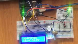 How to interface LM35 temperature sensor with Arduino and LCD [upl. by Kelda]