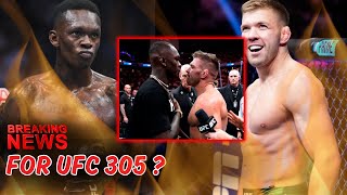 Dricus Du Plessis vs Israel Adesanya for UFC 305 CONFIRMED [upl. by Nauqas]