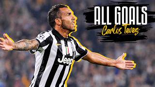 All 50 Goals by Carlitos Tevez with Juventus  Magic in Dortmund a Masterpiece vs Parma amp More [upl. by Oijile]