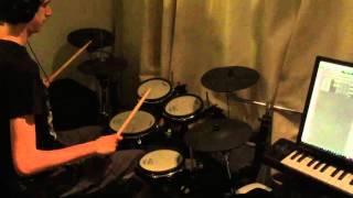 James Wise  The Faceless  Autotheist Movement II Emancipate Drum Cover [upl. by Alet]