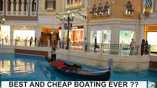 First Boating Experience Inside A Mall  Shopping  Grand Venice Mall  Noida [upl. by Ettecul508]