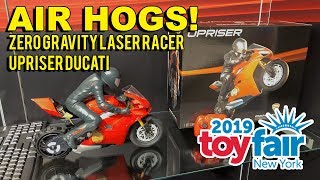 Spin Master Air Hogs Zero Gravity Laser and Upriser Ducati at Toy Fair 2019 [upl. by Yeneffit]