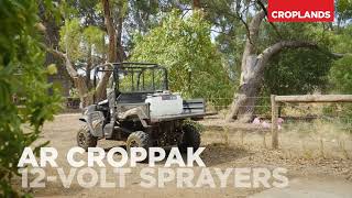 Croplands AR CropPak 12Volt Sprayers  30 60 and 100 litre tanks [upl. by Hgieleak]