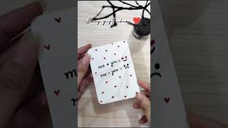 Easy gift idea😍👩‍❤️‍👨shorts youtubeshorts diy giftideas craft shortvideo viralshorts yt art [upl. by Eisnyl418]